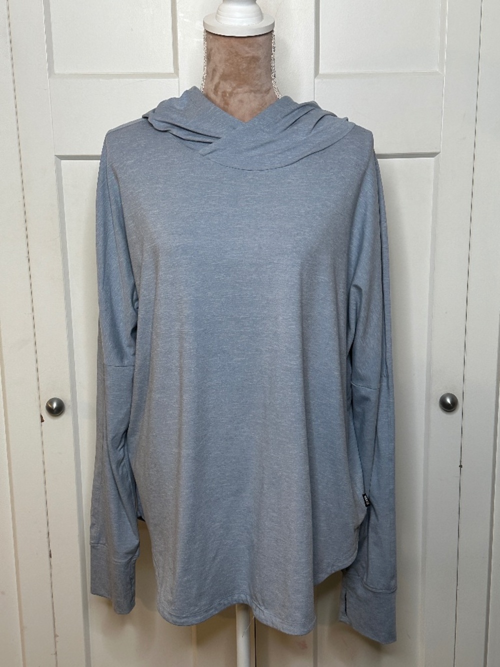 REI Co-Op Sahara Shade Hoodie Plus Womens 2X Blue Heather